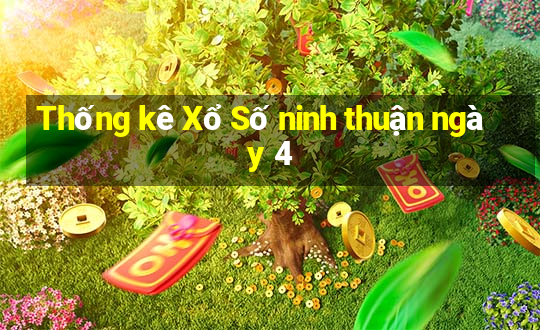 Thống kê Xổ Số ninh thuận ngày 4