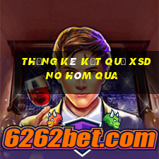 THỐNG KÊ KẾT QUẢ XSDNO hôm qua