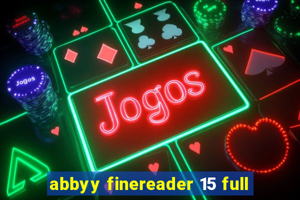 abbyy finereader 15 full