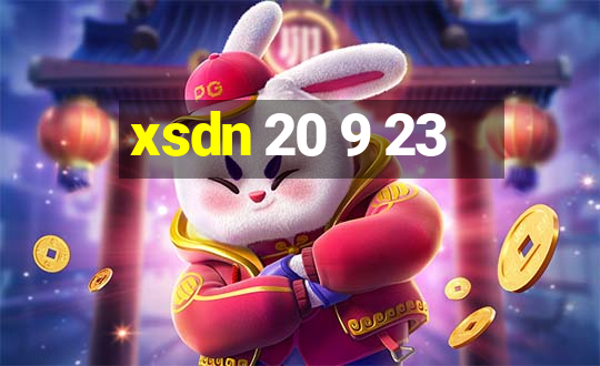 xsdn 20 9 23