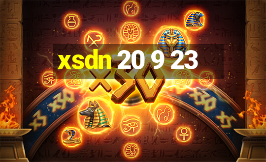 xsdn 20 9 23