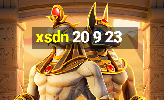 xsdn 20 9 23