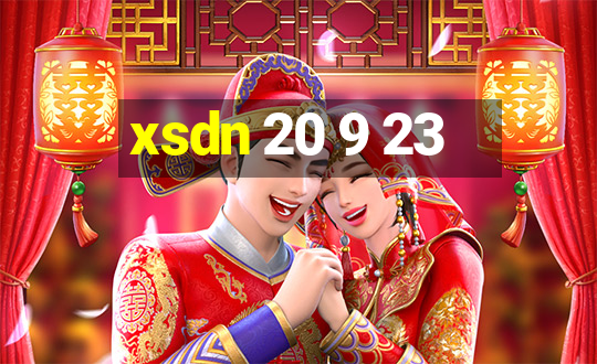 xsdn 20 9 23