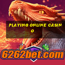 playing online casino