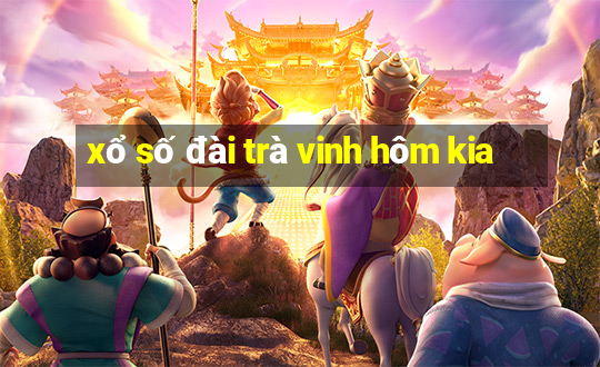 xổ số đài trà vinh hôm kia