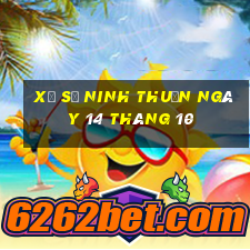 xổ số ninh thuận ngày 14 tháng 10