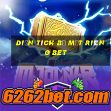 diện tích bề mặt riêng bet