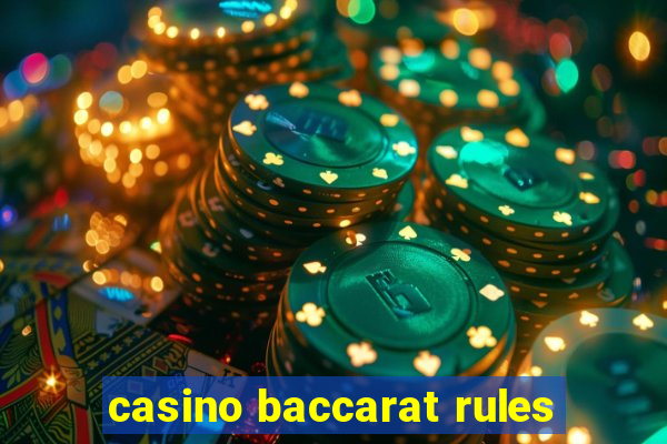 casino baccarat rules