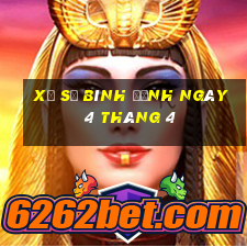 xổ số bình định ngày 4 tháng 4