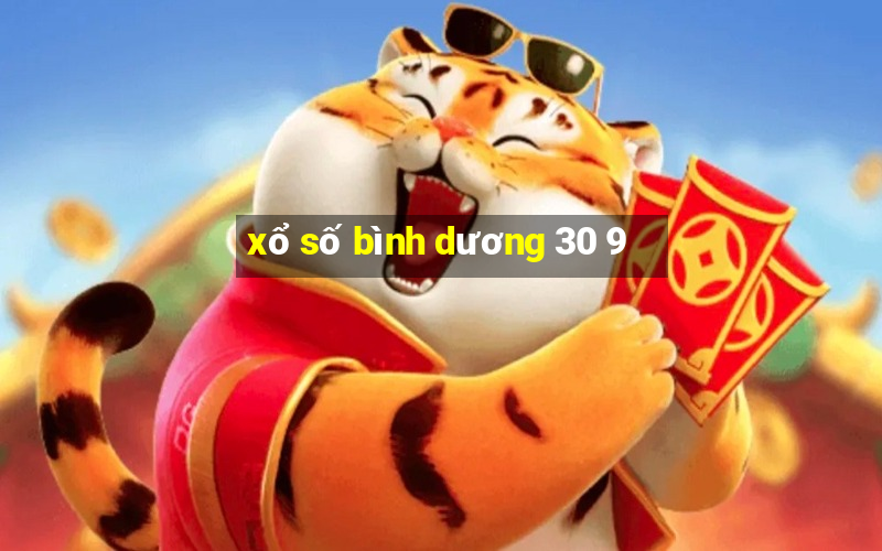 xổ số bình dương 30 9