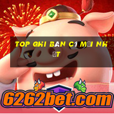 top ghi bàn c1 mới nhất