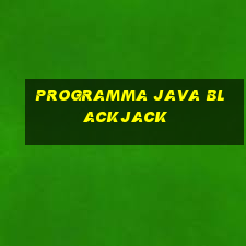 programma java blackjack