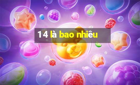 1 4 là bao nhiêu