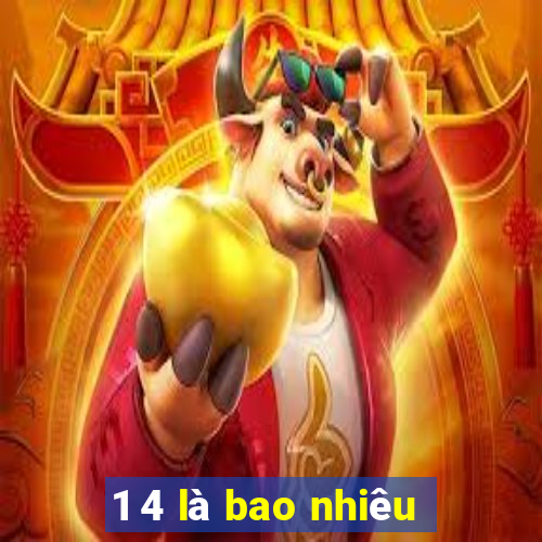 1 4 là bao nhiêu