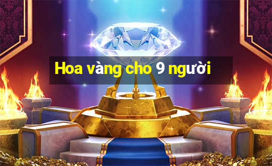 Hoa vàng cho 9 người