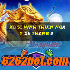 xổ số ninh thuận ngày 26 tháng 8