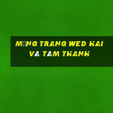 Mạng trang wed hai và tám thanh