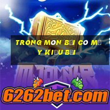 trong môn bơi có mấy kiểu bơi