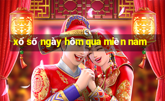 xổ số ngày hôm qua miền nam