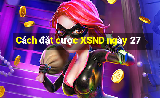 Cách đặt cược XSND ngày 27