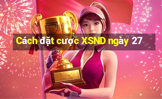 Cách đặt cược XSND ngày 27