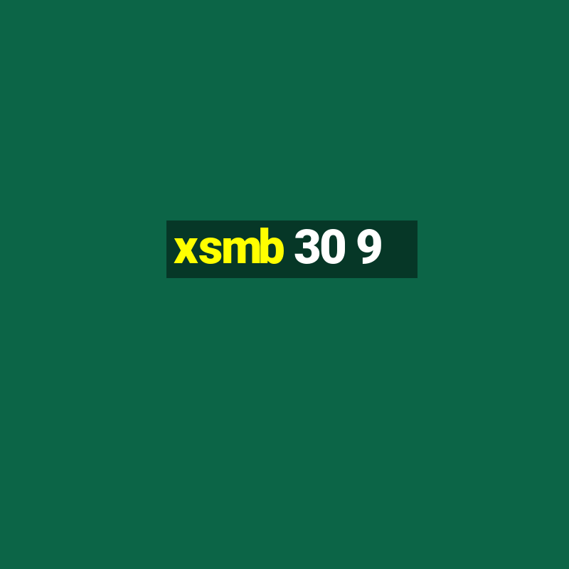 xsmb 30 9