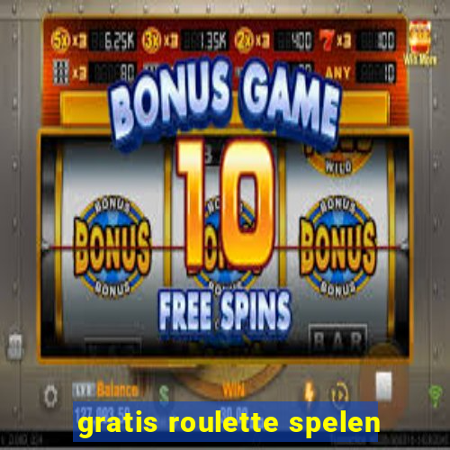 gratis roulette spelen