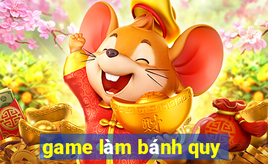 game làm bánh quy