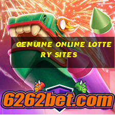 genuine online lottery sites