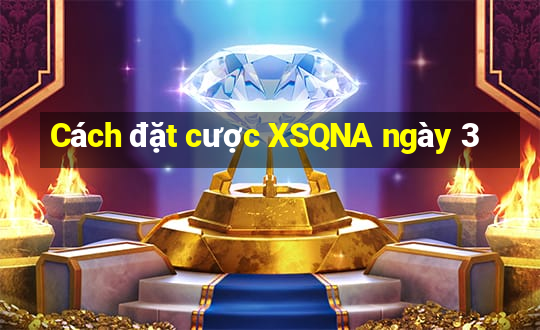 Cách đặt cược XSQNA ngày 3