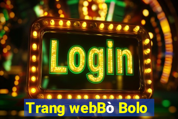 Trang webBò Bolo