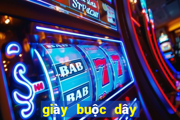 giày buộc dây đế bệt