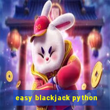 easy blackjack python