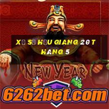 xổ số hậu giang 20 tháng 5