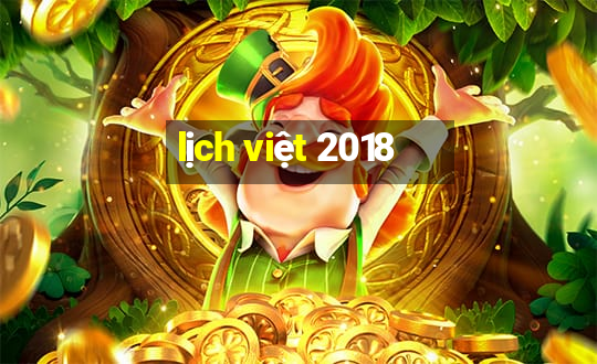 lịch việt 2018