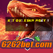 kết quả XSHN ngày 13