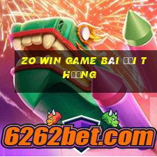 zo win game bài đổi thưởng