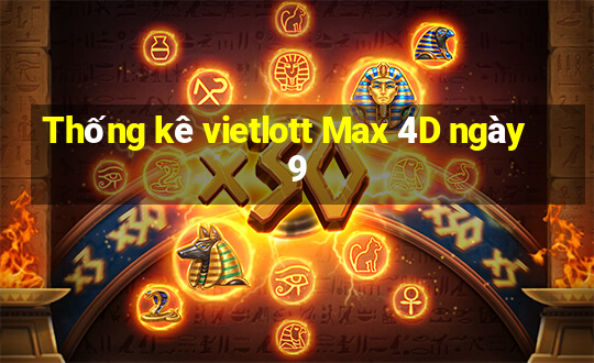 Thống kê vietlott Max 4D ngày 9