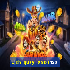 Lịch quay XSDT123 Thứ 4