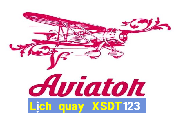 Lịch quay XSDT123 Thứ 4