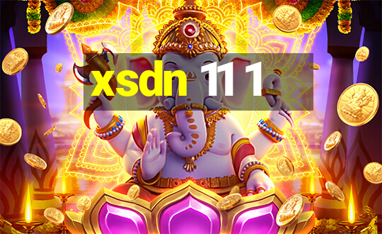 xsdn 11 1