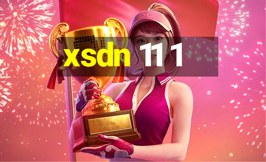 xsdn 11 1