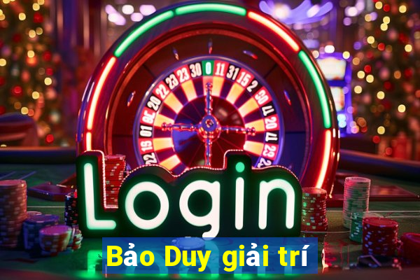 Bảo Duy giải trí