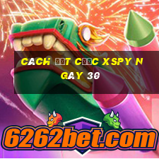 Cách đặt cược XSPY ngày 30