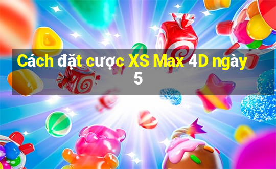 Cách đặt cược XS Max 4D ngày 5