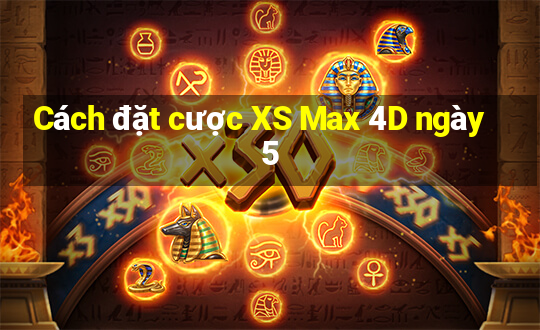 Cách đặt cược XS Max 4D ngày 5