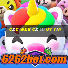 các web cá độ uy tín