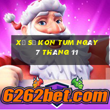 xổ số kon tum ngày 7 tháng 11