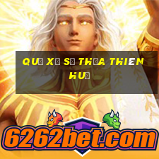 quả xổ số thừa thiên huế