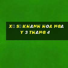 xổ số khánh hòa ngày 3 tháng 4